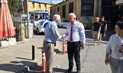 Gürlek Lefkoşa Arasta bölgesini gezdi