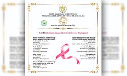 Kültür Dairesi, 1-31 Ekim Meme Kanseri Farkındalık Ayı için Milli Kütüphane ve Halk Kütüphanelerinde söyleşiler düzenliy