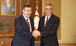 Cumhurbaşkanı Erhürman, Cevdet Yılmaz ile bir araya geldi