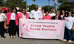 “Meme Kanseri Farkındalık Yürüyüşü” gerçekleştirildi