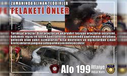 İtfaiye vatandaşları uyardı: “Zamanında tedbir almak, yangını söndürmekten daha kolaydır”