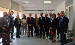 Hamburg Türk Basın Birliği Gazeteciler Birliği’ni de ziyaret etti