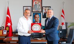 Sivil Savunma Teşkilat Başkanı Balaban, Gazimağusa Belediye Başkanı Uluçay’ı ziyaret etti