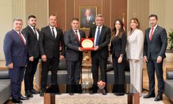 Cumhurbaşkanı Erhürman MOK heyetini kabul etti