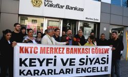 KTAMS, Vakıflar Bankası önünde basın açıklaması yaptı: “Bankacılık Yasası’na uygun mevzuat çıkarılmalı”
