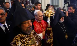 Papa 14. Leo, Ahmet Minguzzi'nin babası Andrea Minguzzi ile görüştü