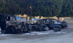 Cinayete kurban giden Dimosthenus'un yakın iş arkadaşının lüks araçları kundaklandı