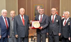 Cumhurbaşkanı Erhürman, KTBK Gaziler Derneği’ni kabul etti