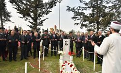 Şehit Hüseyin Ruso anıt mezarı başında düzenlenen törenle anıldı