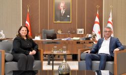 Cumhurbaşkanı Erhürman, KKTC Berlin Temsilcisi Ertürk’ü kabul etti