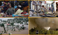 Deprem, sel ve orman yangınları gibi doğal afetler, 2025'te binlerce kişinin ölümüne yol açtı