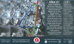 Girne Ecevit Caddesi’nde yol çalışması…