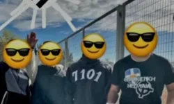 Larnaka’da lise öğrencilerinin Nazi işaretli fotoğraf ve vandallıkları tepki çekti