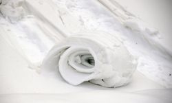 Doğada ender oluşan kar ruloları Ilgaz Dağı'nda görüldü