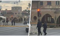 Larnaka Polis Müdürlüğü binası dışında ateş açma