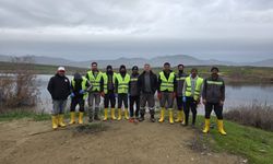 Amcaoğlu Gönyeli Barajı’nda temizlik çalışması yapıldığını belirtti