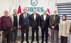 Eğitim-Bir-Sen heyeti, KIBTES’i ziyaret etti