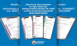 "Esnek Toplu Taşıma Sistemi" artık Google Haritalar’da