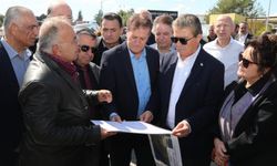 Başbakan Üstel, İskele-Boğaz Yolu proje alanında incelemelerde bulundu