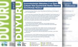 Çalışma Bakanlığından duyuru… “Beş ve üzeri çalışanı olan işyerlerine banka ödeme zorunluluğu getirildi”