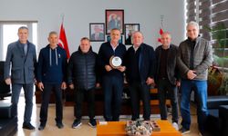 Gazimağusa Futbol Masterleri Derneği'nden Uluçay’a ziyaret