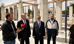 Üstel, Dikmen Sağlık Merkezi inşaatında inceleme yaptı