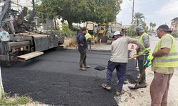 İskele’de asfaltlama çalışmaları devam ediyor