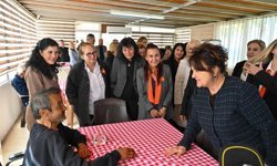 Zerrin Üstel Lapta Huzurevi’ni ziyaret etti