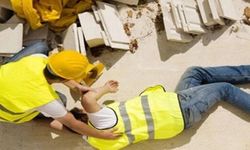 Dün yaşanan iki iş kazasında iki işçi yaralandı