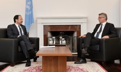 Cumhurbaşkanı Tufan Erhürman ile Rum Lider Nikos Hristodulidis görüşmesi başladı