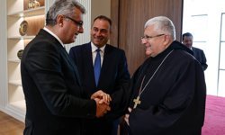 Cumhurbaşkanı Erhürman, Maronit toplumu temsilcisi Moussa ve Başpiskopos Sfeir ile görüştü