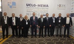 Kıbrıs Türk Belediyeler Birliği heyeti UCLG-MEWA Yönetim Kurulu toplantısına katıldı