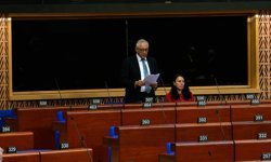 Taçoy AKPA'da konuştu: "Çözüm için adil, dengeli ve siyasi cesaret temelinde gerçek bir irade ortaya konmalı"