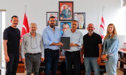 Gazimağusa’da kanalizasyon hatları yapım işleri ihalesinde imzalar atıldı