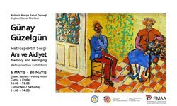 Günay Güzelgün’ün “Anı ve Aidiyet/Memory and Belonging” sergisi EMAA’da açılıyor