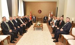 Öztürkler, DEİK Türkiye-KKTC İş Konseyi Başkanı ve beraberindeki heyeti kabul etti