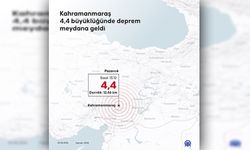 Kahramanmaraş'ta 4,4 büyüklüğünde deprem