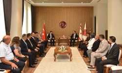 Öztürkler Türkiye Harp Malülü Gaziler, Şehit, Dul ve Yetimler Derneği heyetini kabul etti