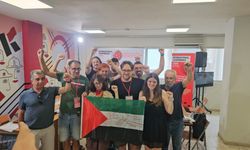 BY'nin katıldığı Atina’daki Uluslararası Savaş Karşıtı Konferansında Filistin'e dayanışma mesajları...