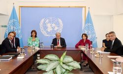 Guterres, Erhürman ve Hristodulidis’in ara bölgede bir araya geldiği üçlü görüşme başladı