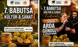Serdarlı 7. Babutsa Kültür ve Sanat Festivali yarın başlıyor