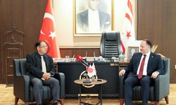 Öztürkler, Bisiklet Federasyonu Başkanı Berova ve beraberindeki heyeti kabul etti