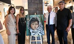 Güzelyurt’ta 5. Uluslararası Sanat Buluşması Sergisi açıldı