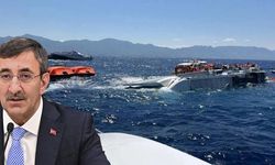 TC Cumhurbaşkanı Yardımcısı Yılmaz'dan Girne açıklarında batan gemiyle ilgili açıklama