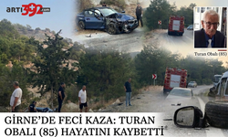 Sabah meydana gelen kazada yaşamını yitirenin 85 yaşındaki Turan Obalı olduğu açıklandı