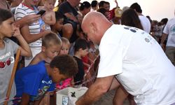 DAÜ-SAGEM öncülüğünde yavru deniz kaplumbağaları deniz ile buluştu