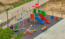 Sazlıköy'de yapılan park açıldı