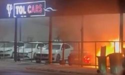 Lefkoşa’da bir oto galeride araç kundaklandı, iki kişi Ercan'da tutuklandı