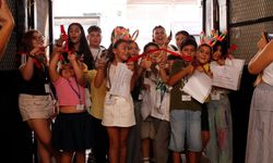 Mavi Fırça Sanat Evi‘nin Masalsı Dünya Sergisi açıldı