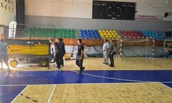Atatürk Spor Salonu Işıkları Yeniledi